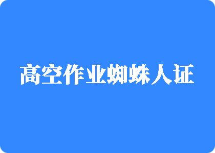 与同事肏屄爽歪歪高空作业蜘蛛人证